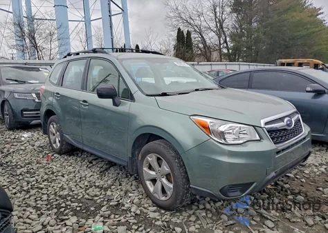 2016 Subaru Forester 2.5I из США, поврежденный, VIN JF2SJABC7GH520275